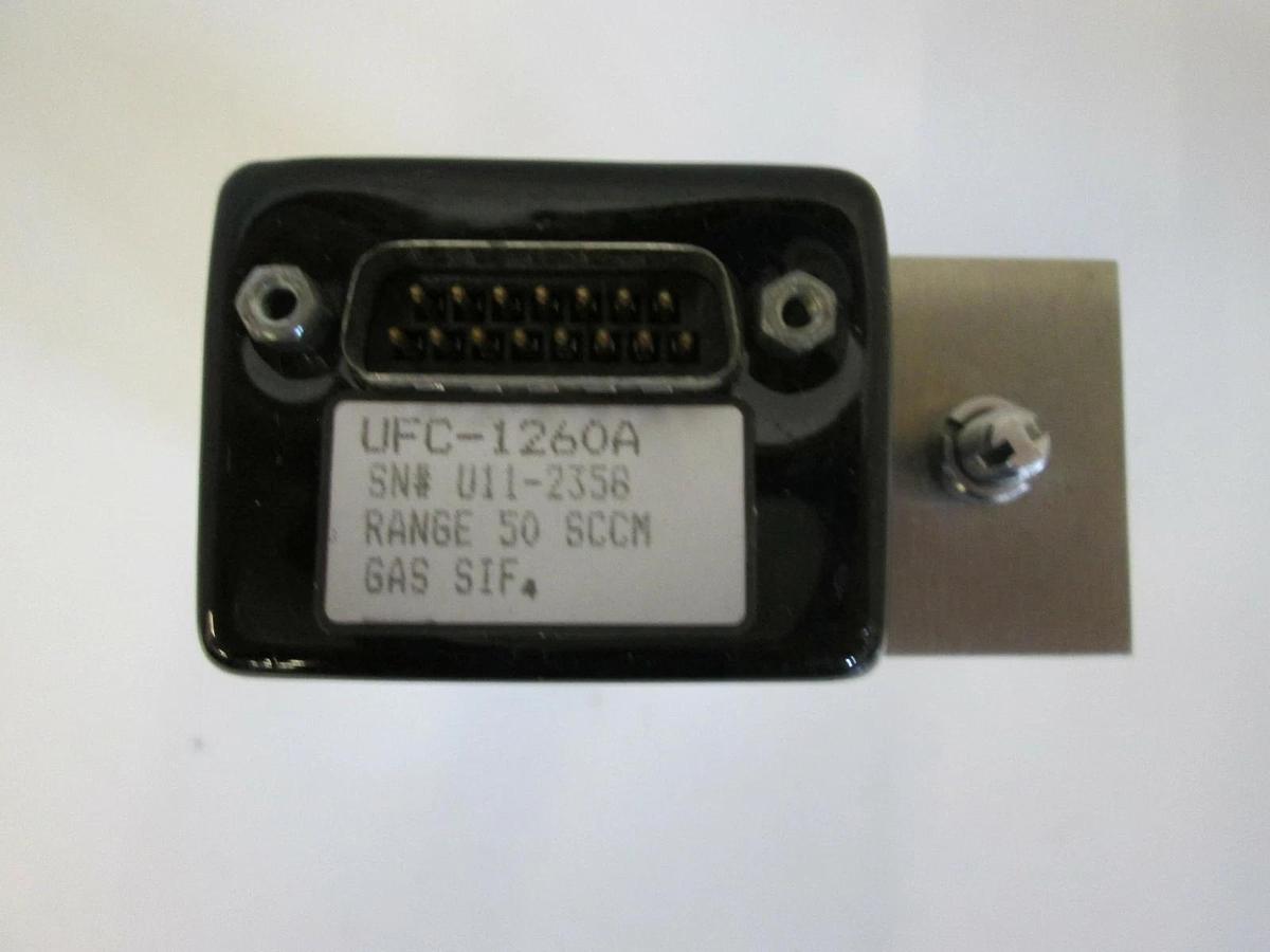 Used Unit UFC-1260A Mass Flow Controller MFC, SIF4, 50 SCCM, 1/4" Male