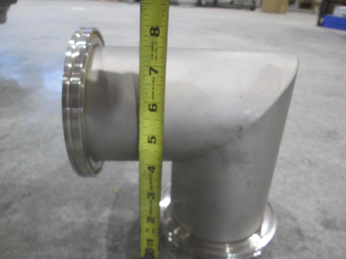 Used AMAT, 8" 90 Degree Elbow Weldment Pipe, Used