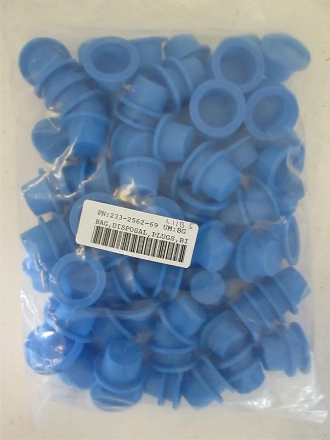 Used Disposal Plugs, Blue, 233-2562-69, New