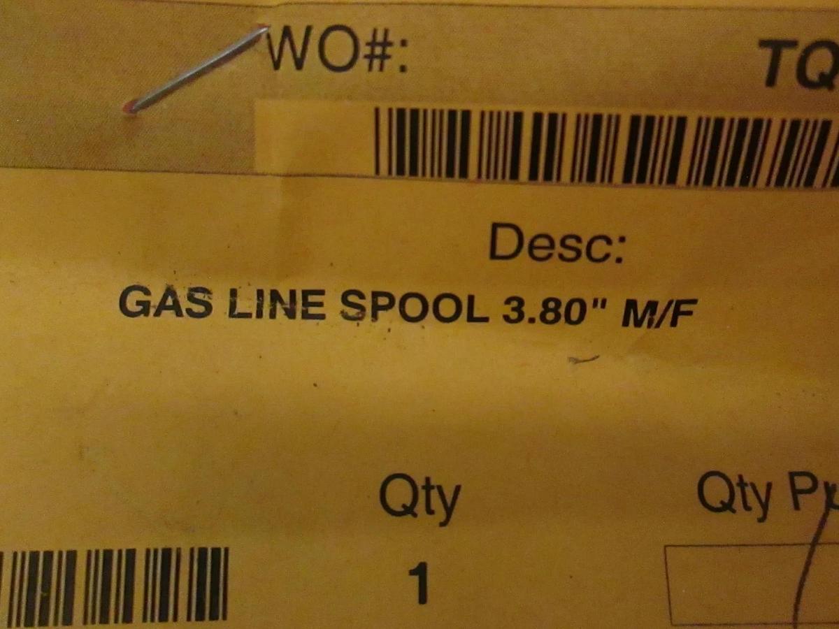 Used AMAT, Gas Line Spool 3.80" M/F, 0050-44250, Used