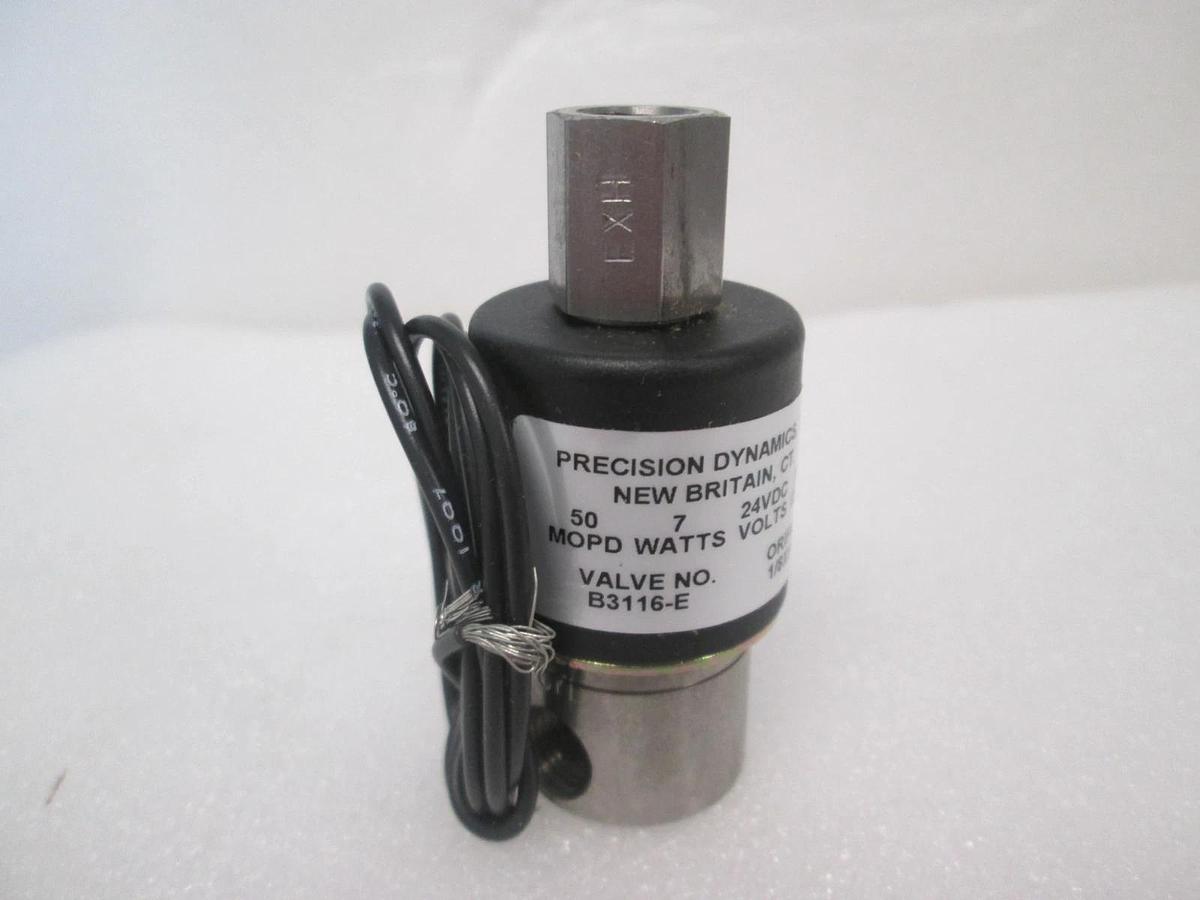 Predyne, B3116-E, 50 MOPD, 24VDC, Solenoid Valve, New
