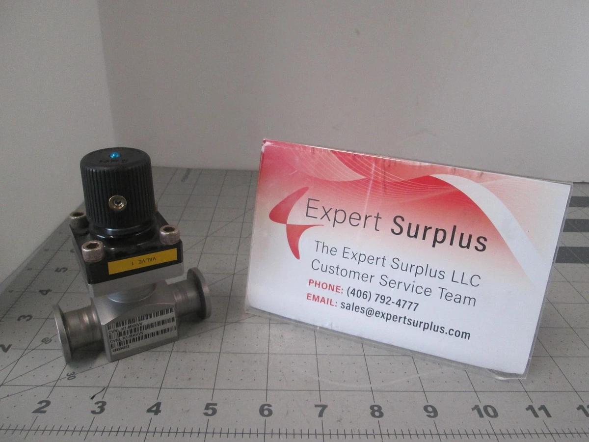 Used MKS, CVNL-K1-MKKVV, 2 Way Compact Vacuum Valve, Used