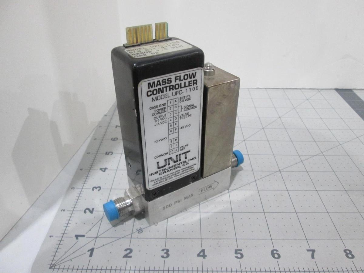 Used Unit, UFC-1100, Mass Flow Controller, He, 1.5 SLM, Used