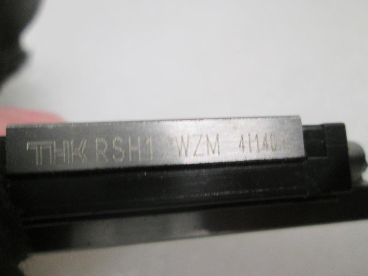 Used THK, RSH12WZM, Linear Bearing Guide Block w/ Guide Rail, New