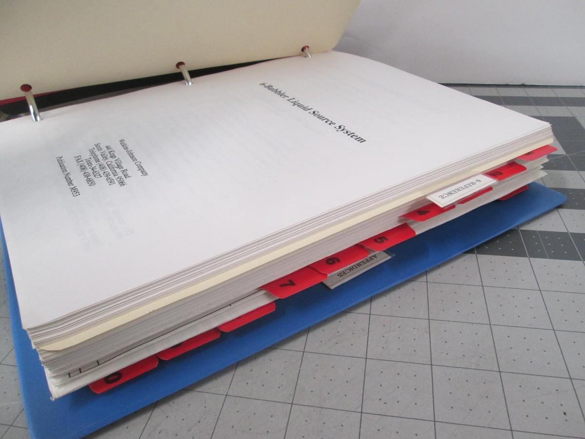 Used Watkins Johnson, 6-Bubbler Liquid Source System Manual, M953, Used