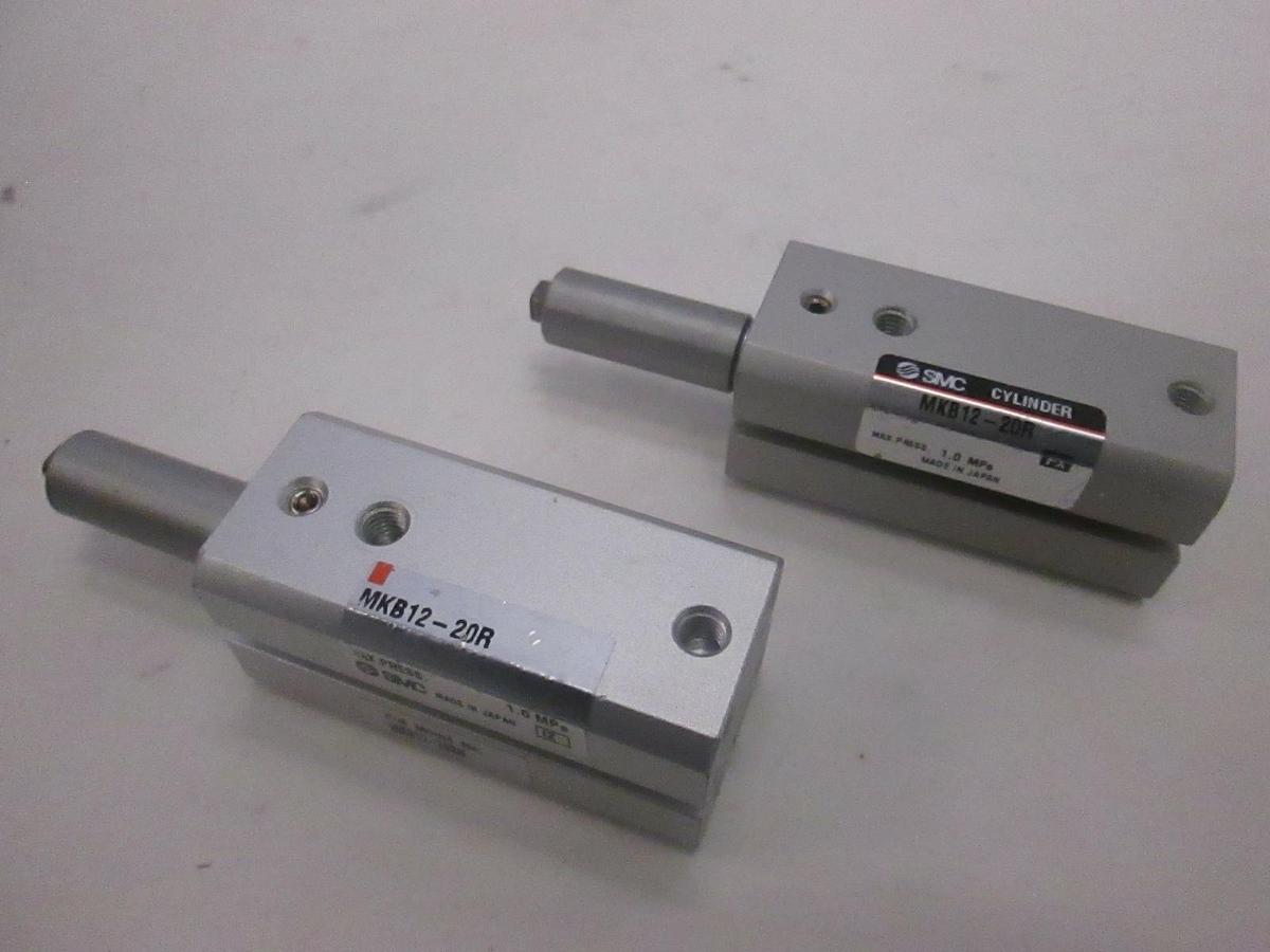 Used SMC, Rotary Clamp Cylinder, MKB12-20R, Used, Lot of 2