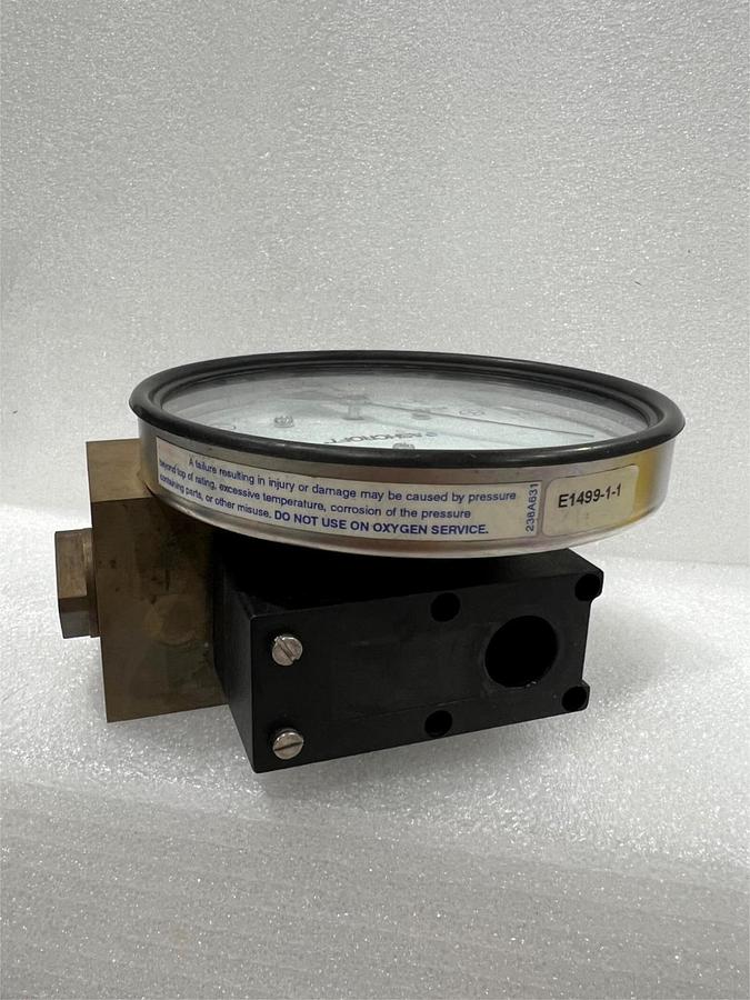 Used Ashcroft, 45-1131-AD-25L-XEM-V4-60# Differential Pressure Gauge 0-60 PSID, Used