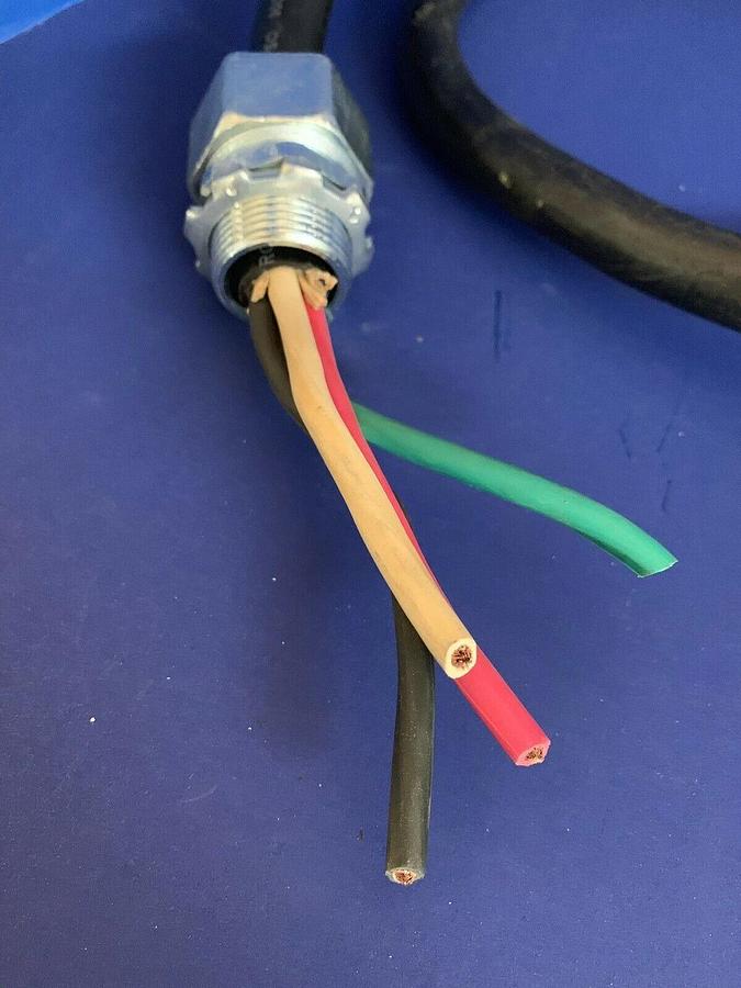 Used BOC Edwards IQ Pump Electrical Power Cord w/ Harting Han-K42F, Used