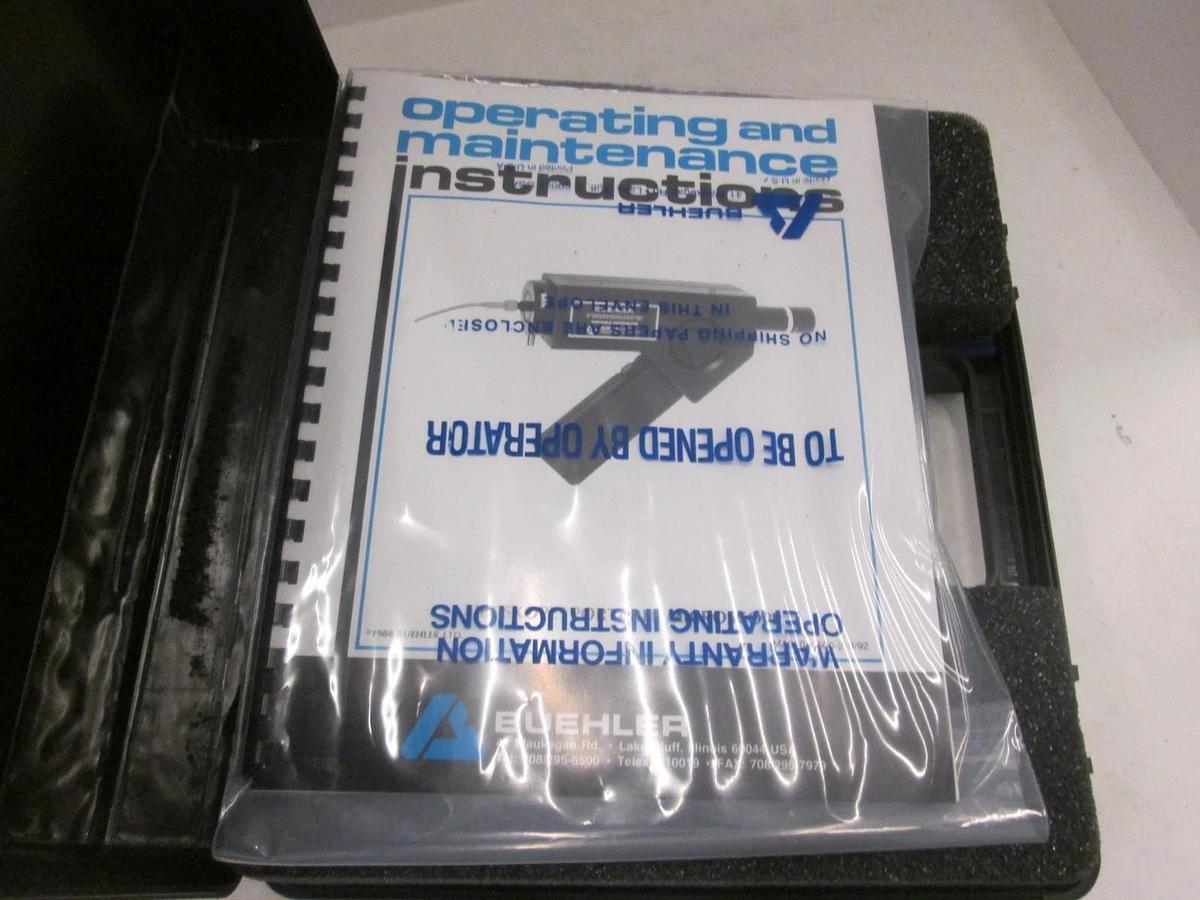 Used Buehler, Fibrskope Portable Microscope Assy, 0801-9505, Used