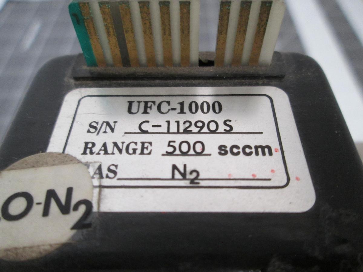 Used UNIT Instruments, UFC-1000, Mass Flow Controller 500 SCCM N2 Nitrogen MFC  