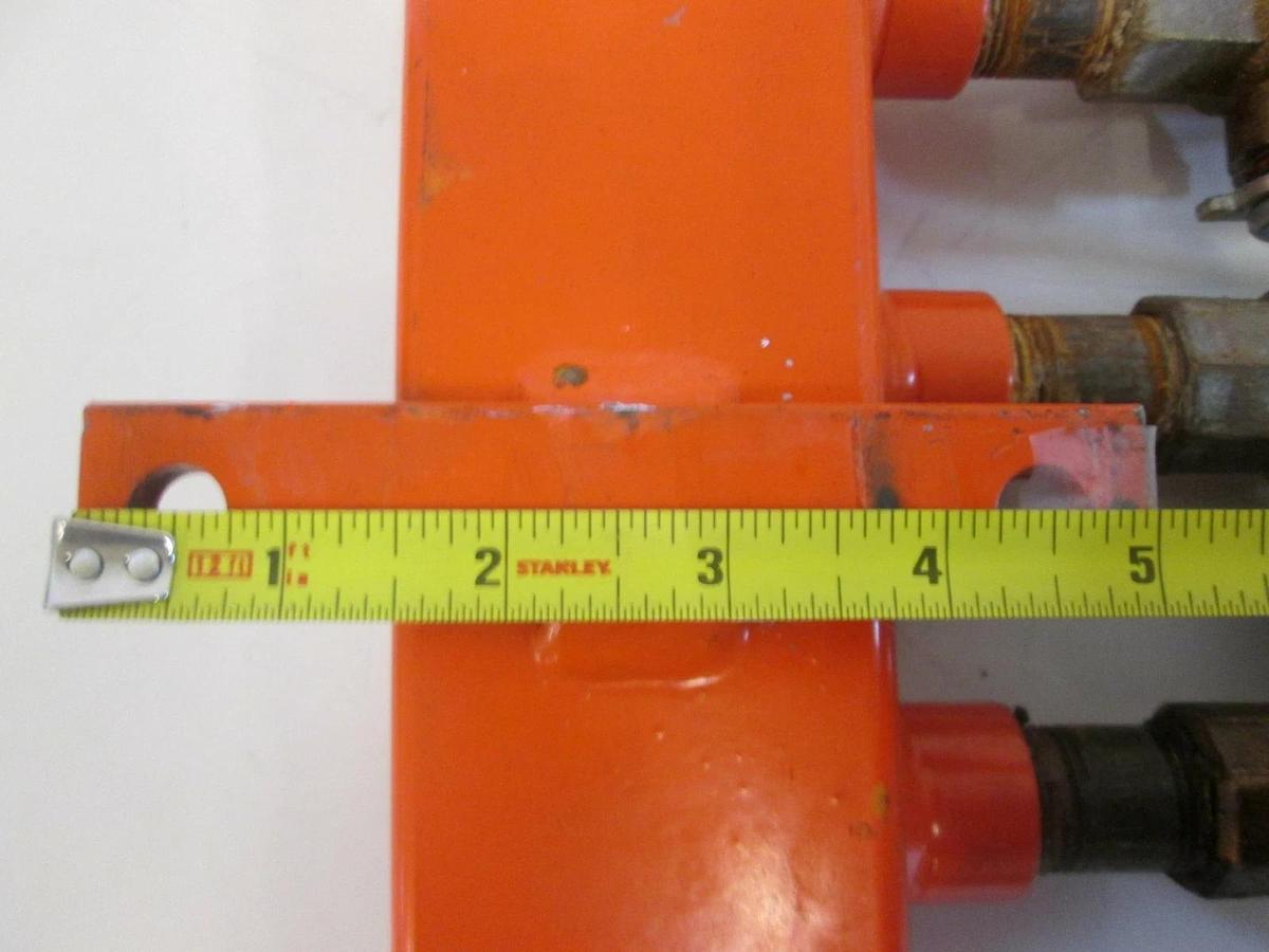 Used Plastic Process Equipment, 23", 8 Port Water Manifold, Max 150 PSI, Used