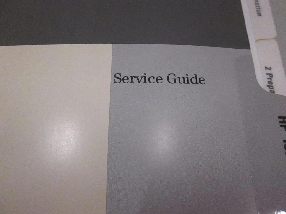 Used HP 16500B/16501A Logic Analyzsis System Service Guide, Used