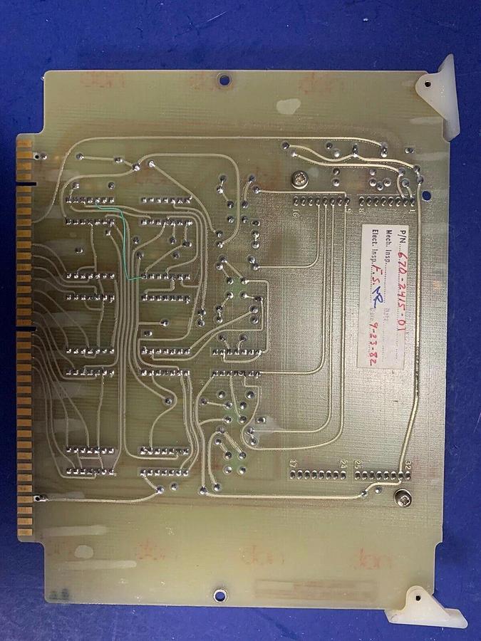 Used Tektronix 670-2415-01 1803 A/D Converter PCB Assy w/ Zeltex Uverter, Used