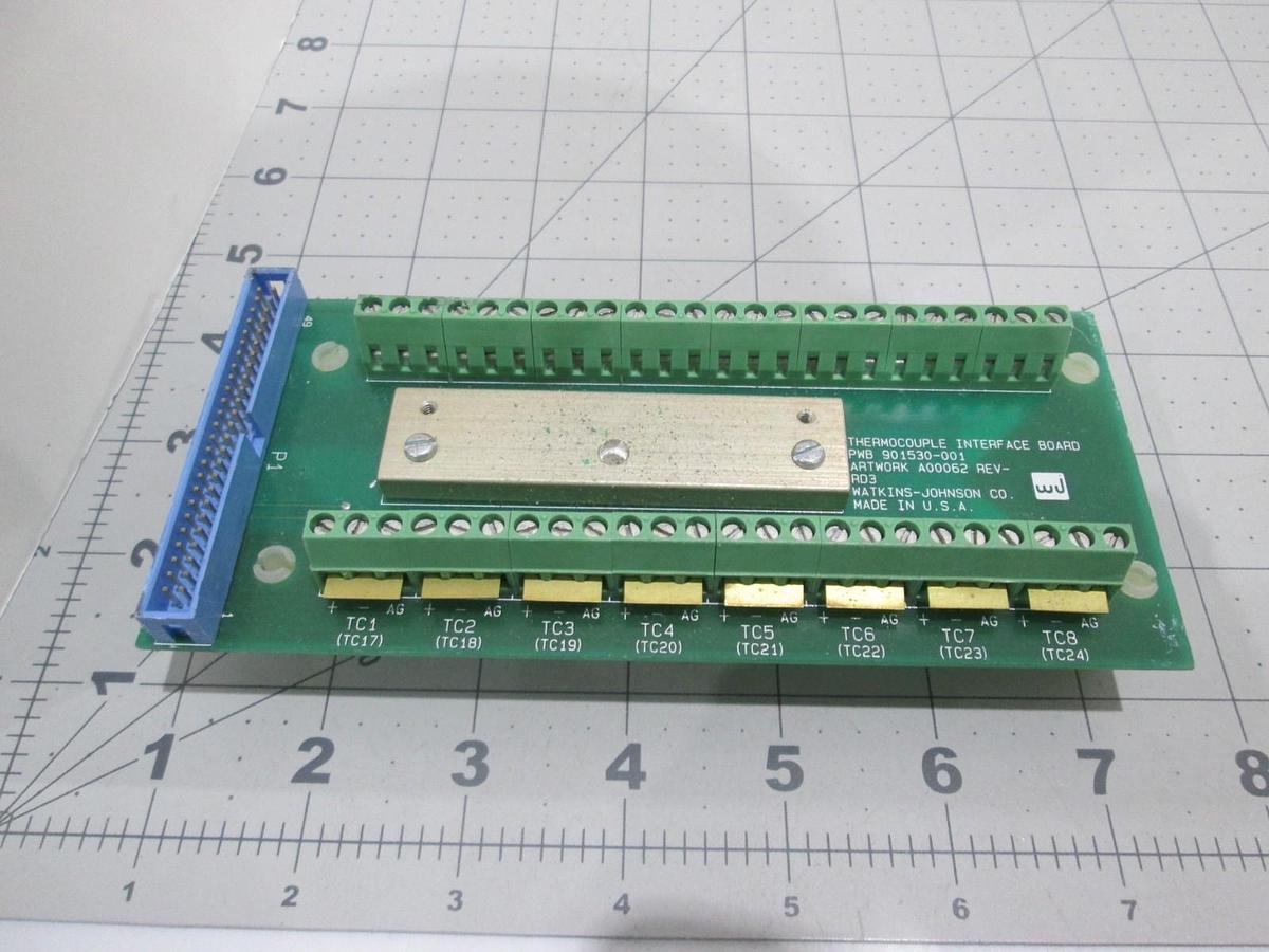 Used Watkins Johnson, 901530-001,Thermocouple Interface Board, Used