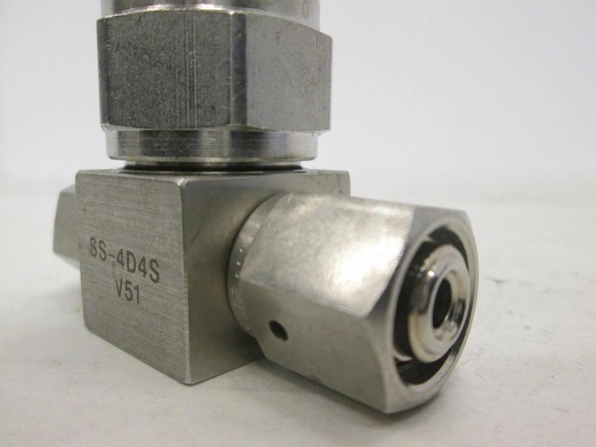 Used Nupro, Gas Shut Off Valve, SS-4D4S-V51, Used