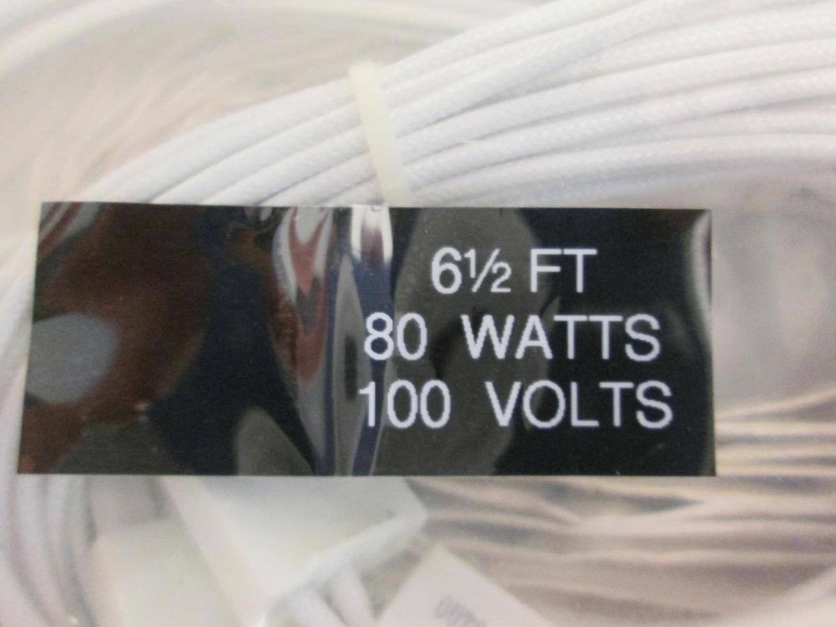 Used TEL Tokyo Electron FT5-2020M Heater Tape 100V 80W, 2 Rolls x 6 1/2'FT
