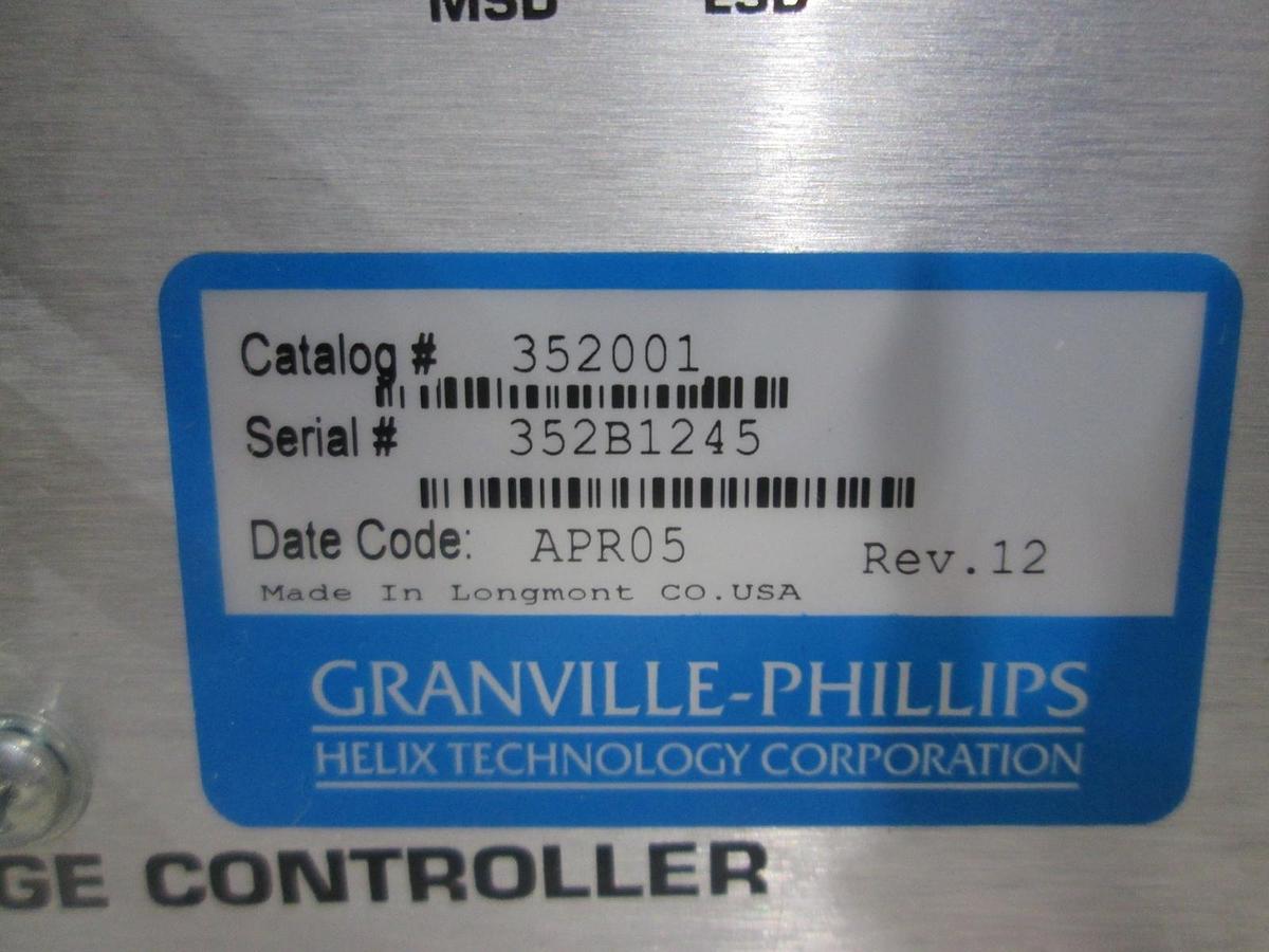 Used Granville-Phillips, 352B1245, 352 Ion Gauge Controller, Used
