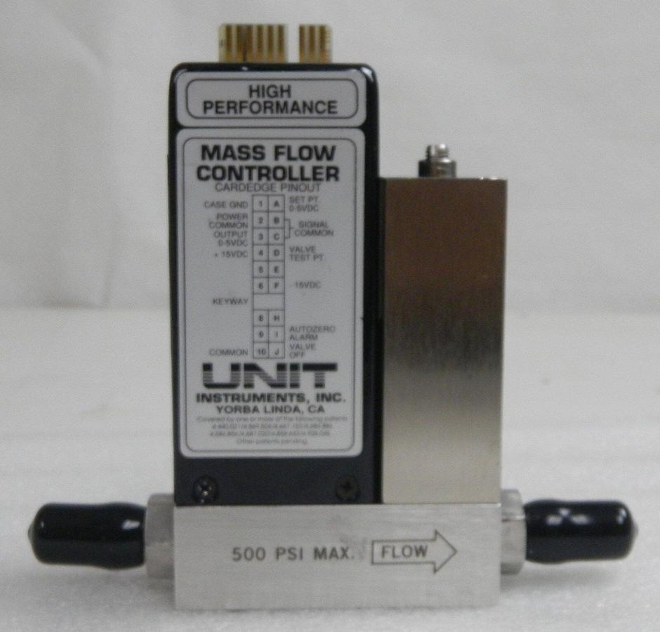 Used Unit UFC-1200, Mass Flow Controller, Gas- CF4, Range- 50 SCCM, 1/4" M I/O VCR