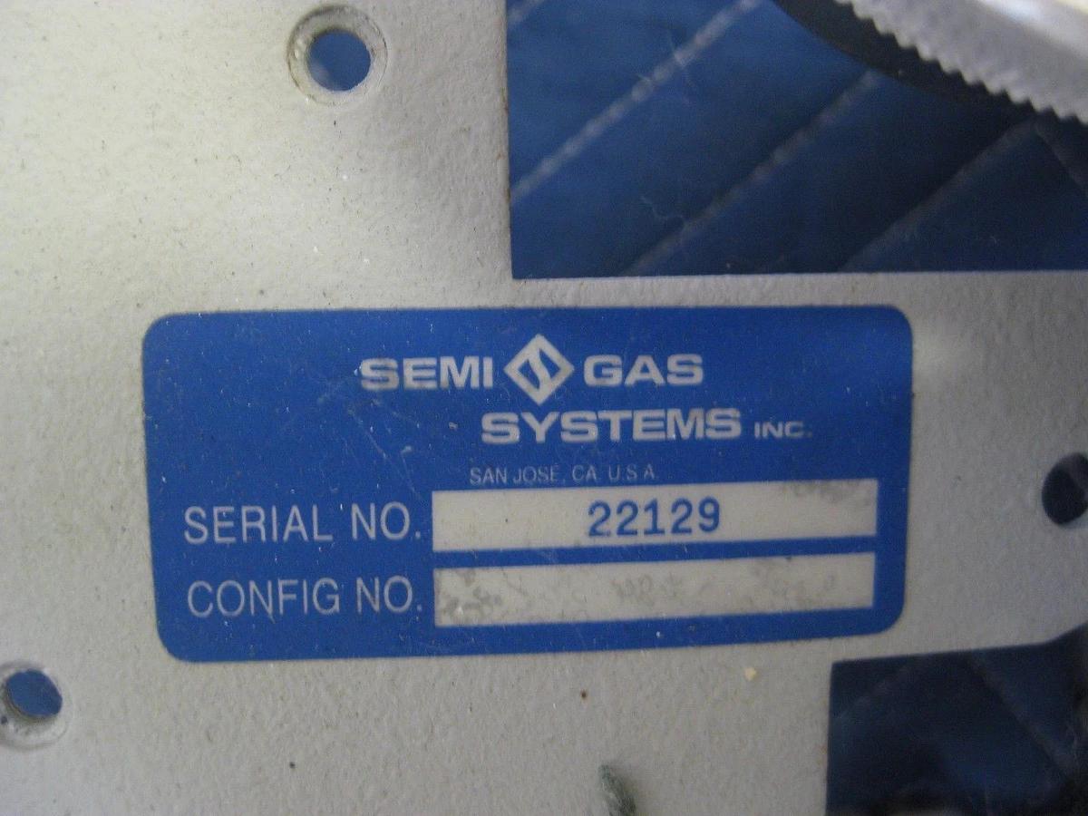 Used Semi-Gas High Purity Gas Panel, CGA 320 w/ Pigtail Shut Off Valve, Used