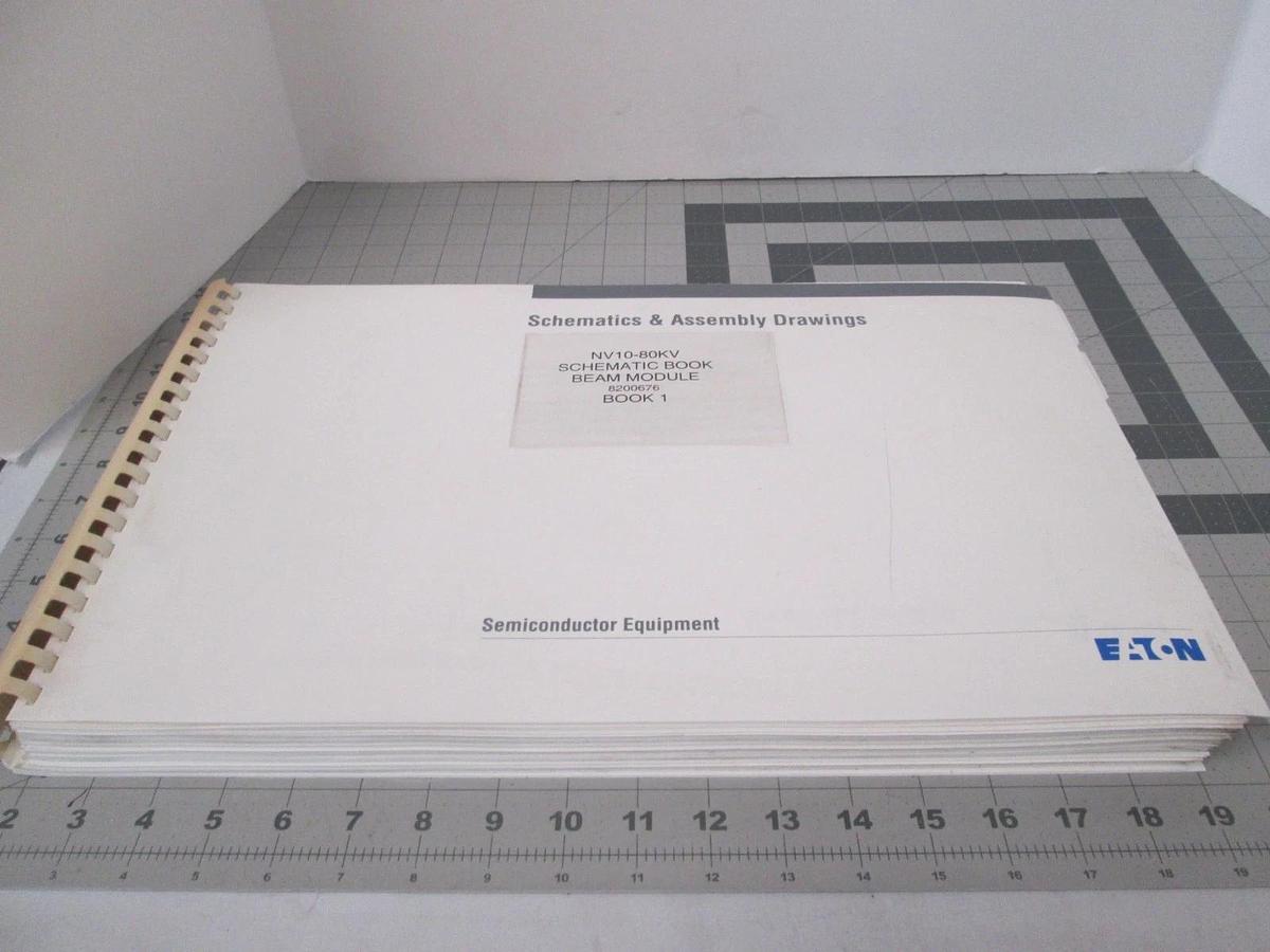 Used Eaton, NV10-80KV, Book 1, Schematics Book Beam Module, Used