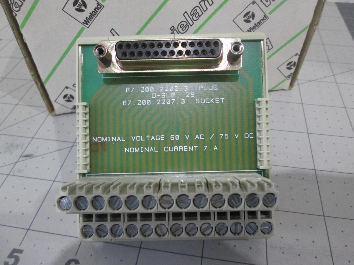 Wieland Bamberg, 87.200.2202.3, D-Sub Conversion Module, New