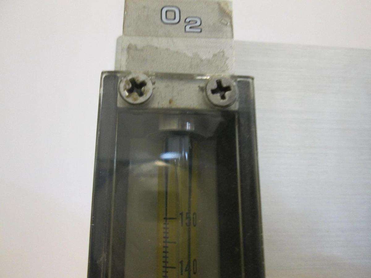 Used Oxidation Furnace for N2/ O2 Gas Flowmeter Panel w/ Solenoid Valves, Used