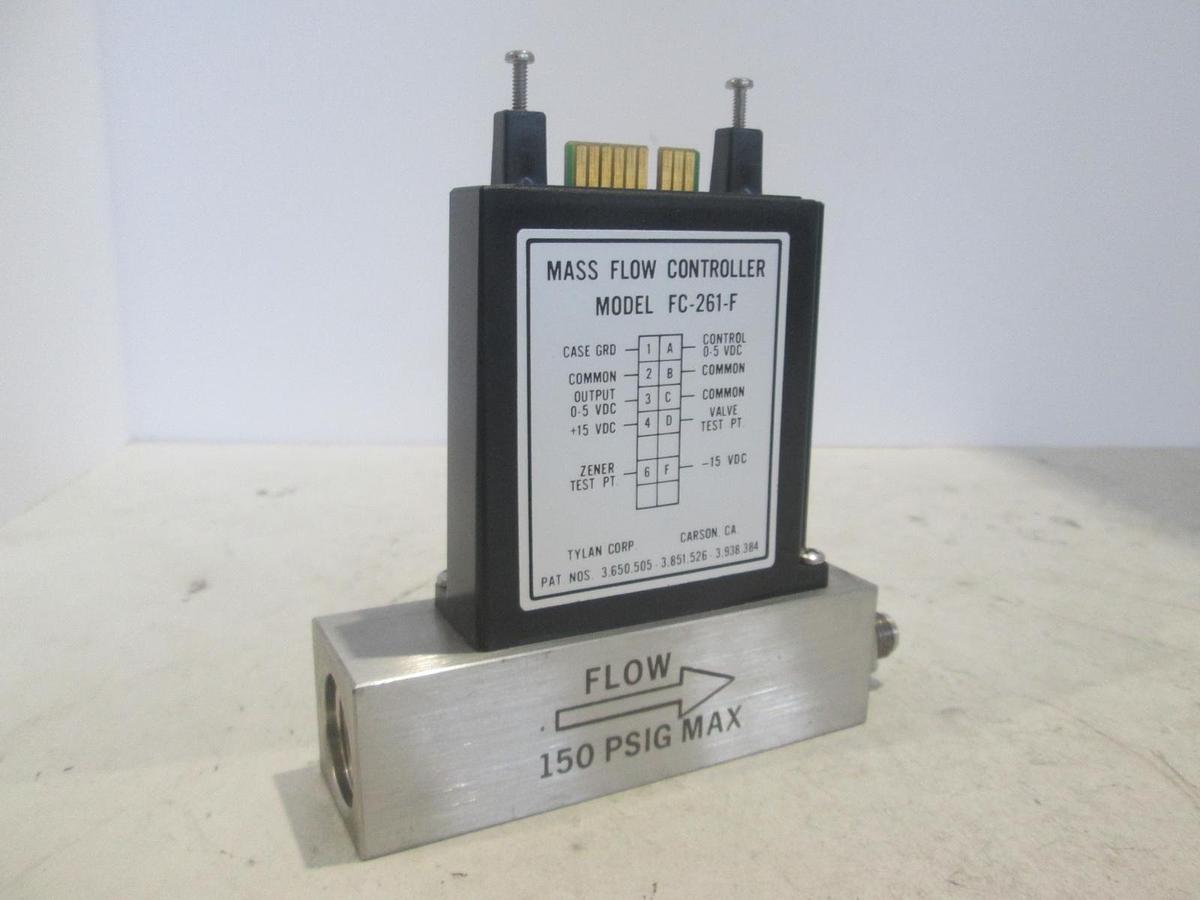 Used Tylan, FC-261-F, Mass Flow Controller, 15 SLPM, O2, Used