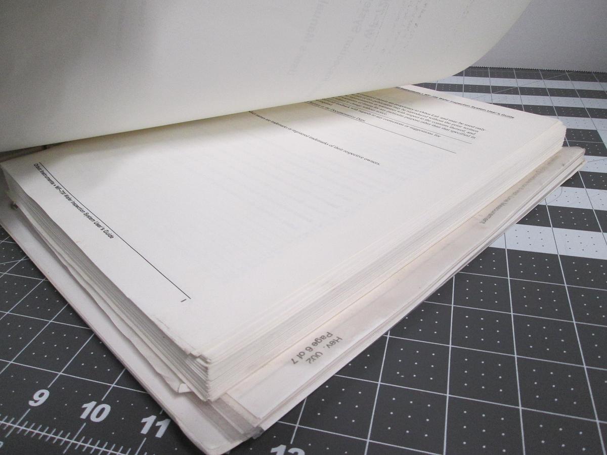 Used Orbot Applied Materials, WF-720, Wafer Inspection System User Manual 7W003-02
