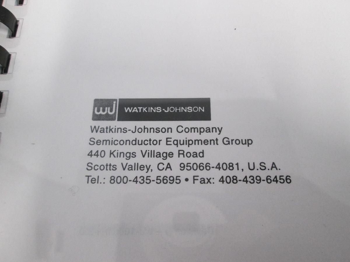 Used Watkins-Johnson, Semiconductor Parts Identification Manual, TP152301.FM 