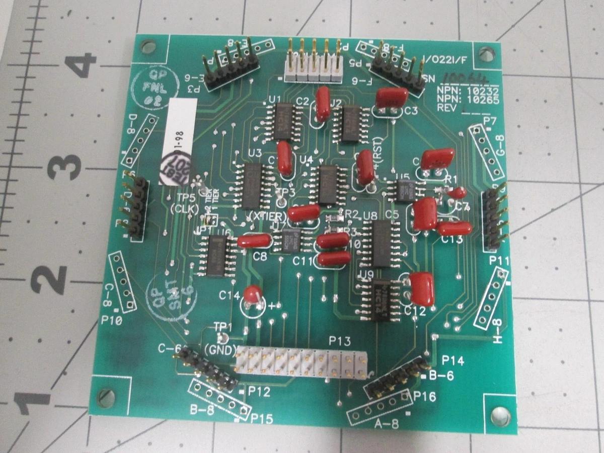 Used Novus Corp., 171800-001, I/O 22 PCB Assy, Used