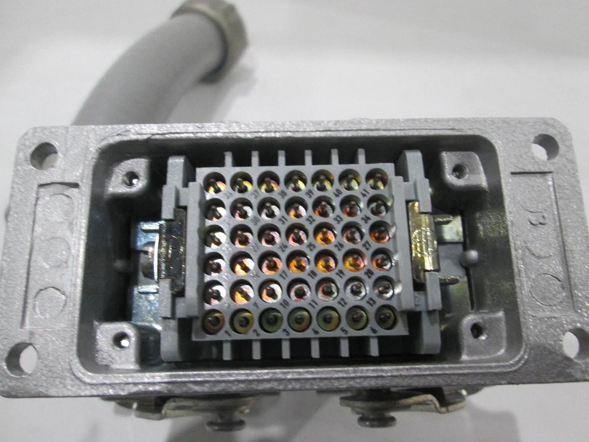Used Harting, HAN-DD 42M, Industrial Terminal Connector Assy w/ Housing, Used