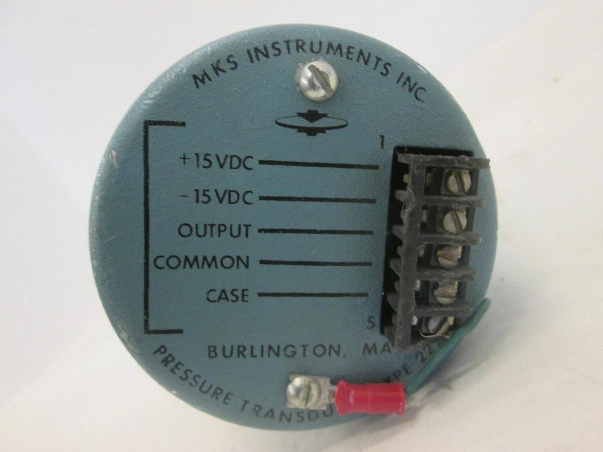 Used MKS, Baratron 10 Torr Pressure Transducer, 222AHS-A-B-10, Used