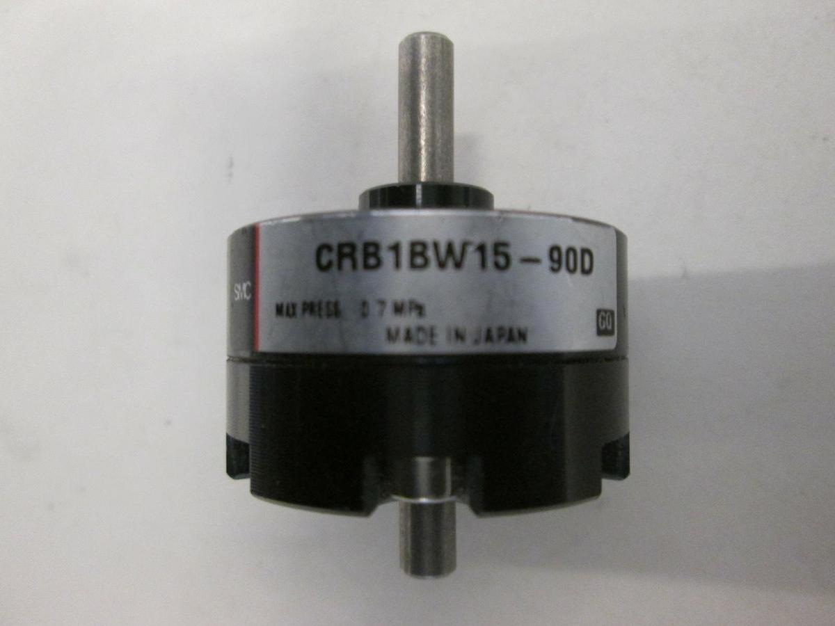 Used SMC, CRB1BW15-90D, Miniature Rotary Actuator, Used