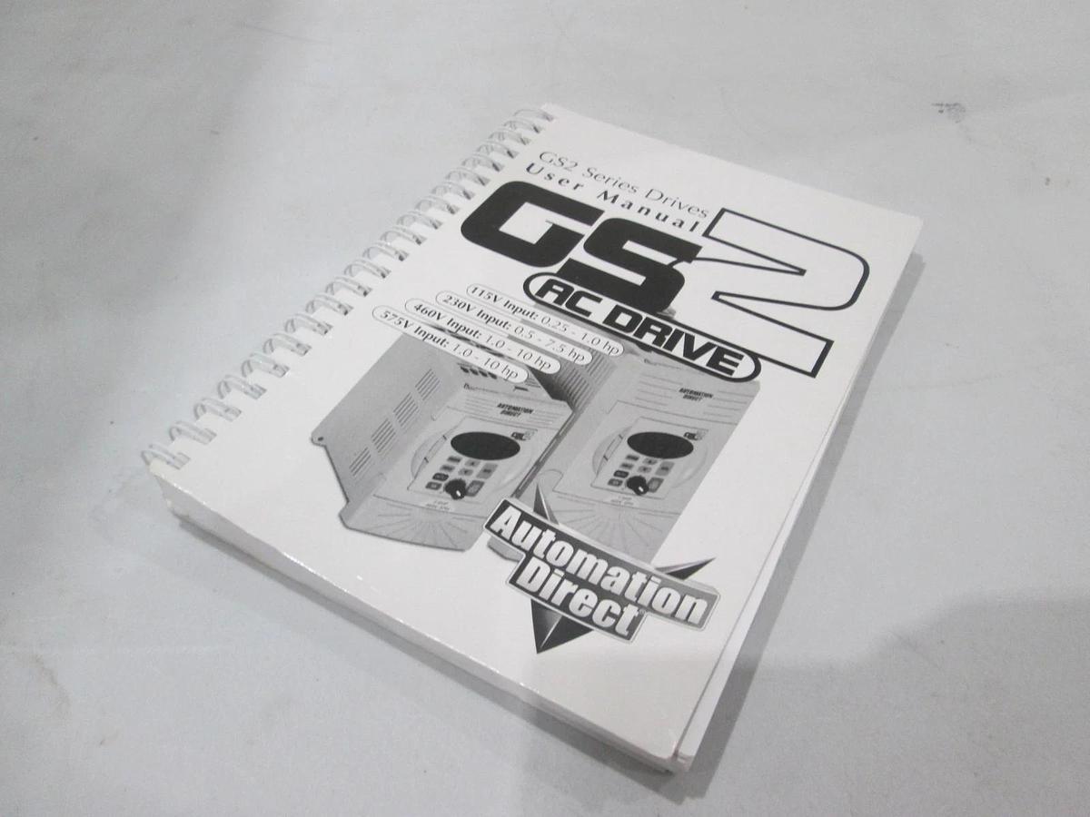 Used GS2 Series Drives, User Manual, AC Drive GS2-M, Used