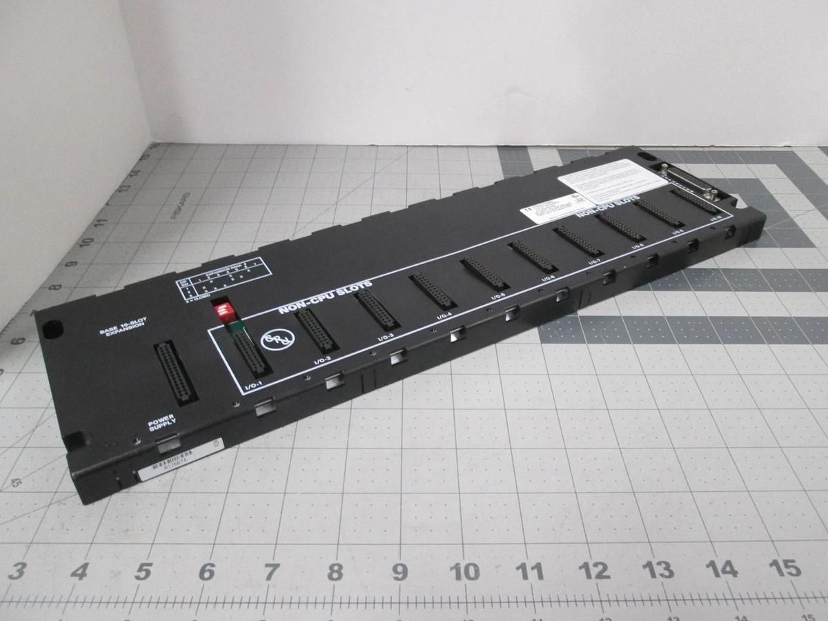 Used GE Fanuc, IC693CHS392J, 10 Slot Baseplate Expansion Module Enhanced, Used