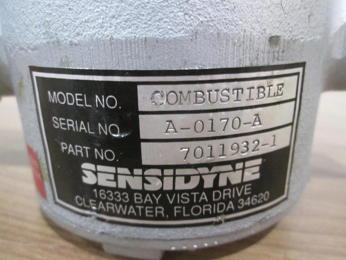Used Sensidyne, Combustible, A-0170-A, Gas Sensor, Used