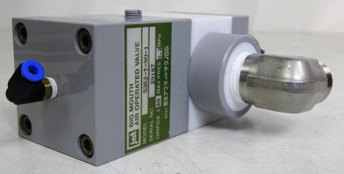 Used JAT Big Mouth Air Operated Valve 5362-T-NO-1, Used