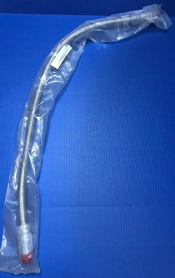 Brooks 8081662 SS Braided Hose 37"L w/ 3/4" OD Male Fittings, New
