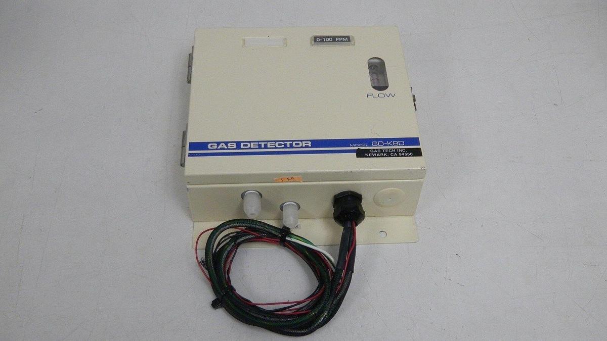 Used Gas Tech GD-K8D Gas Detector, 0-100 PPM, Used