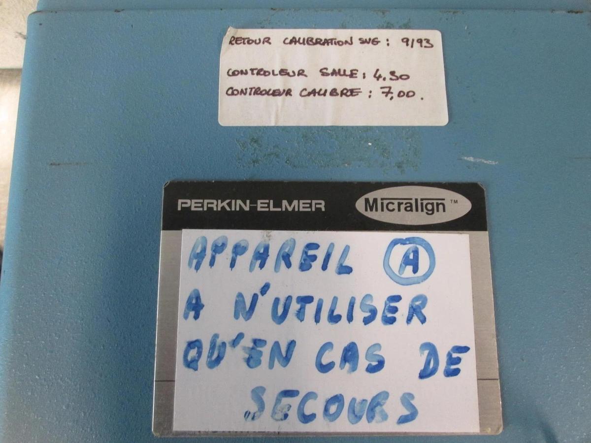Used P.E. Tool Detector, Perkin Elmer, MTS-100 w/ Bourns 6634S-441-202, Used