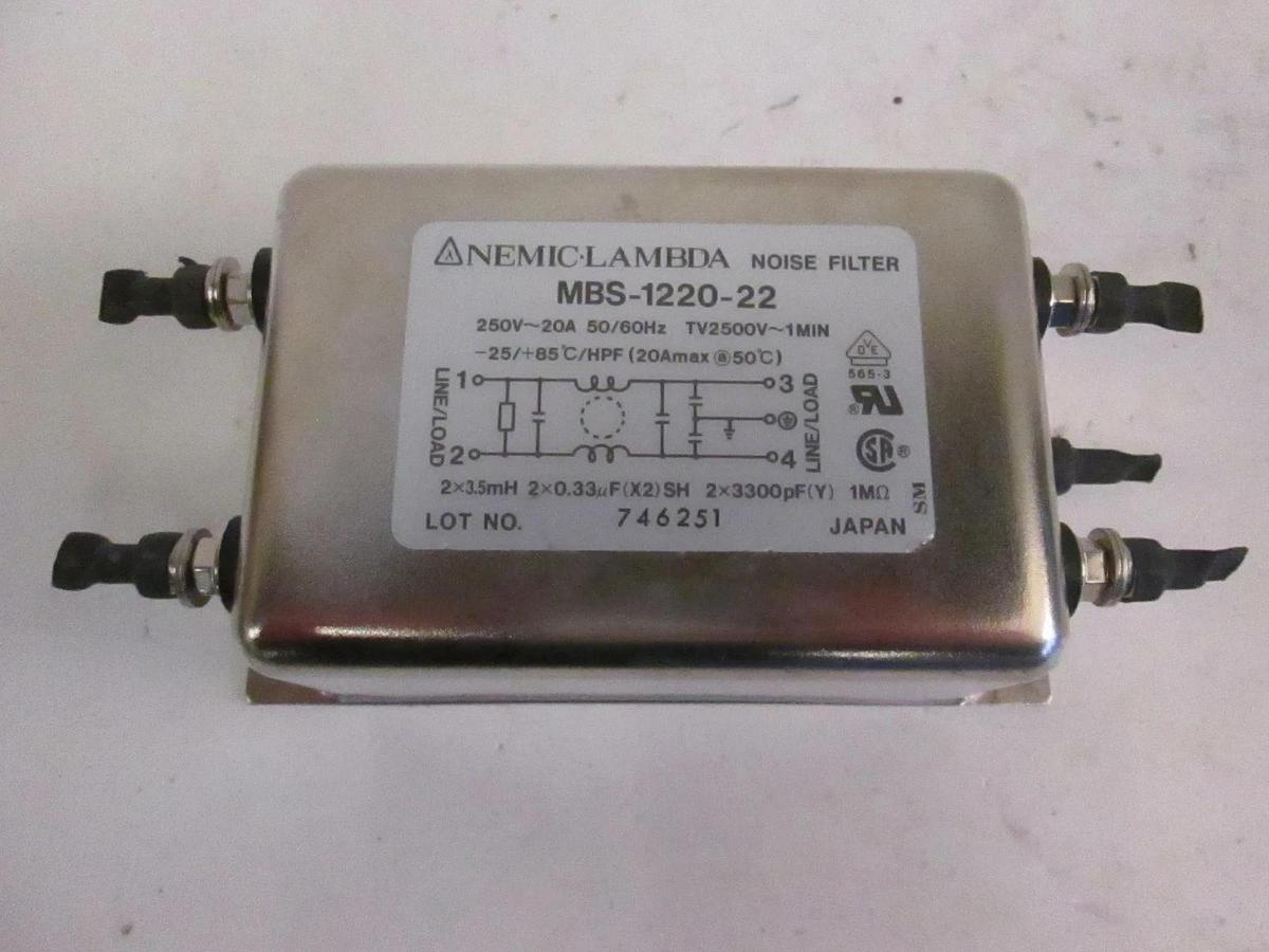 Used Lambda Noise Filter, MBS-1220-22