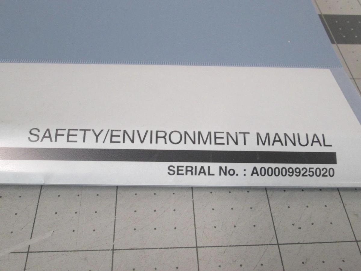 Used TEL Tokyo, ALPHA-8S, Safety/ Environment Manual, REV 2.0, Used