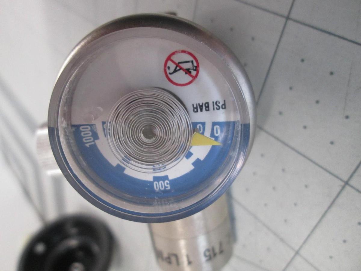 Span Instruments, Model 715, 1 LPM, Gas Cylinder Pressure Gauge, New