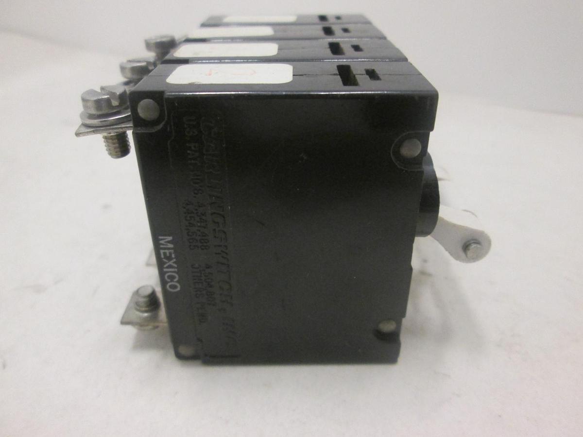 Used EATON HEINEMANN, JA4S-T3-A-0020-02E, CIRCUIT BREAKER, 4POLE, 20A, New