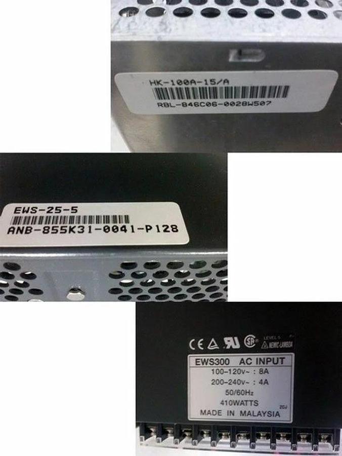 Used TEL Tokyo Electron TS-4000Z DC Power Supply Rack, Used