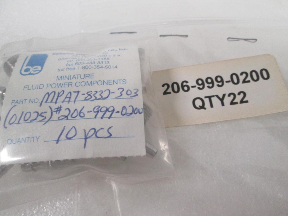 Used Fluid Power, MPAT-8332-303, 206-999-0200, New, Lot of 32