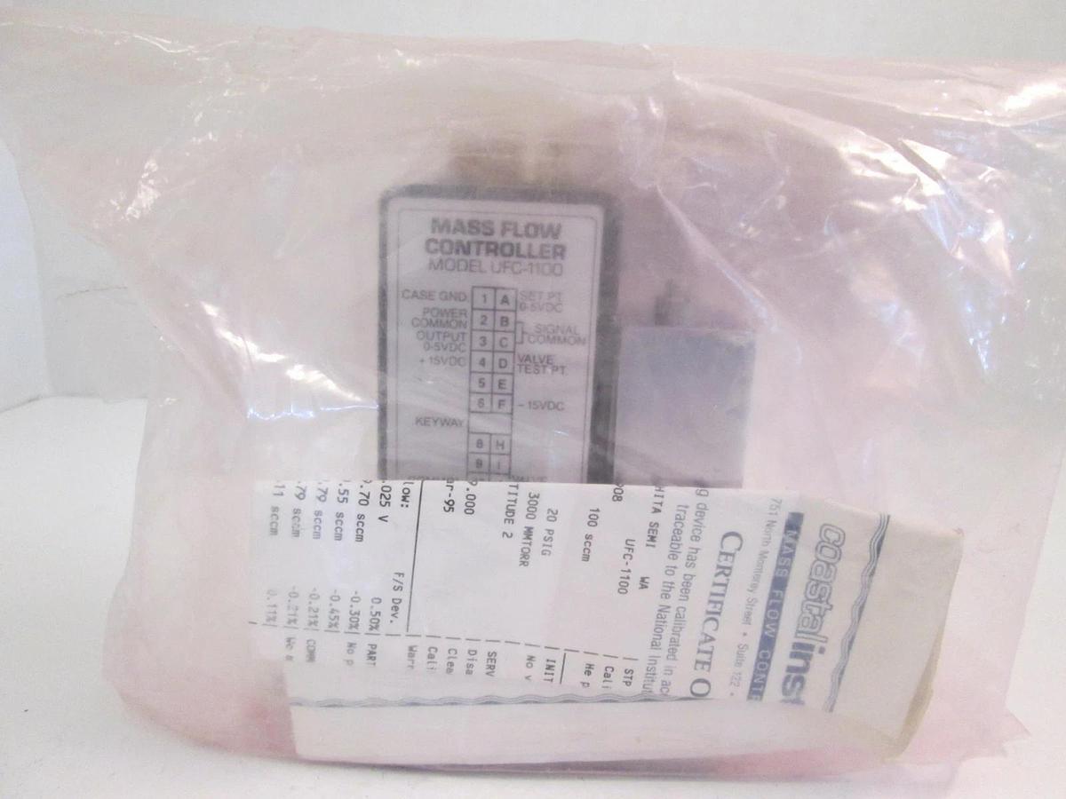 Used Unit UFC-1100 Mass Flow Controller, NH3, 100 C, Used