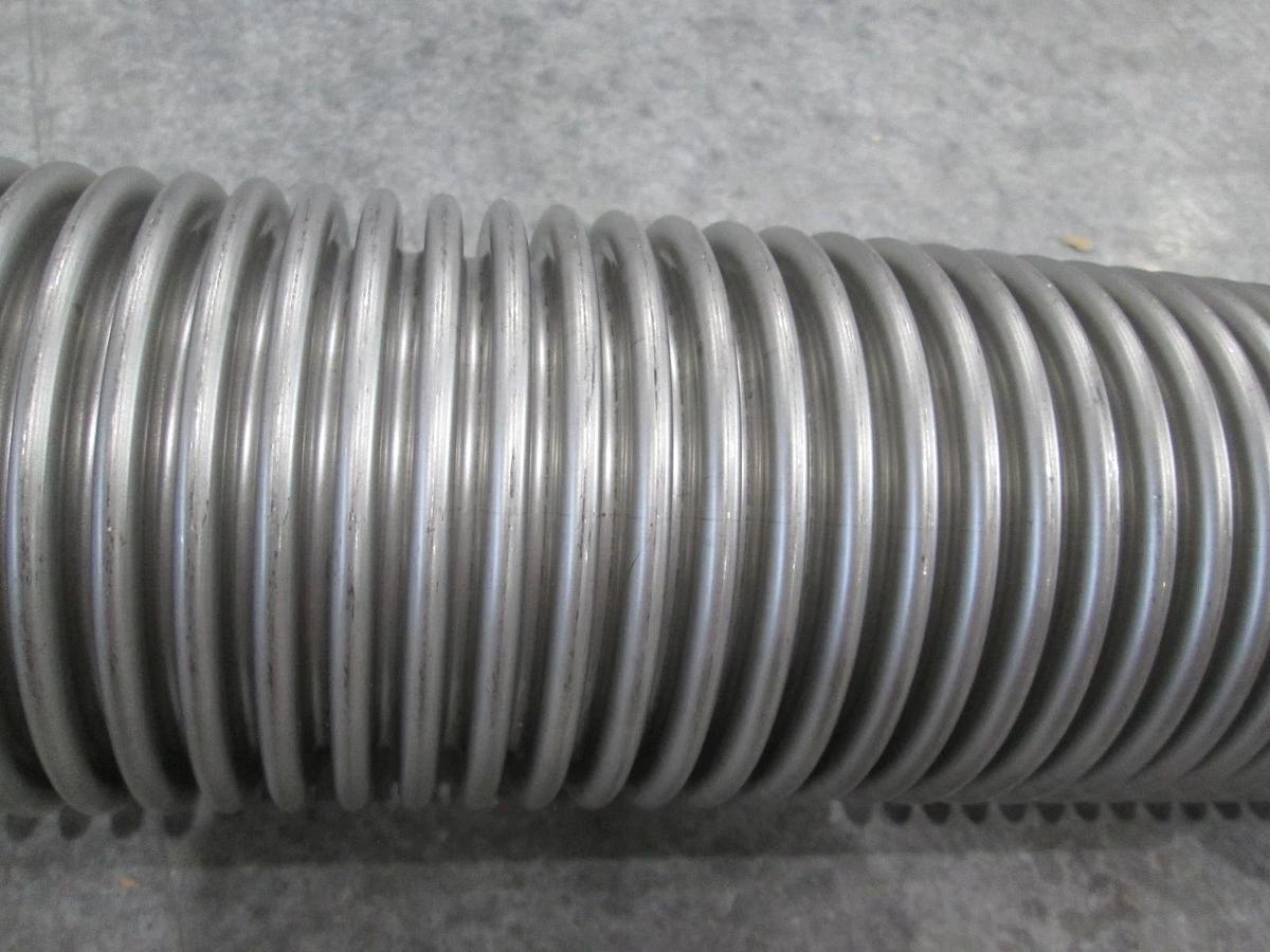 Stainless Steel Formed Bellows Vacuum Pipe / Hose, 19 1/2"L, 107MM Flange, Used