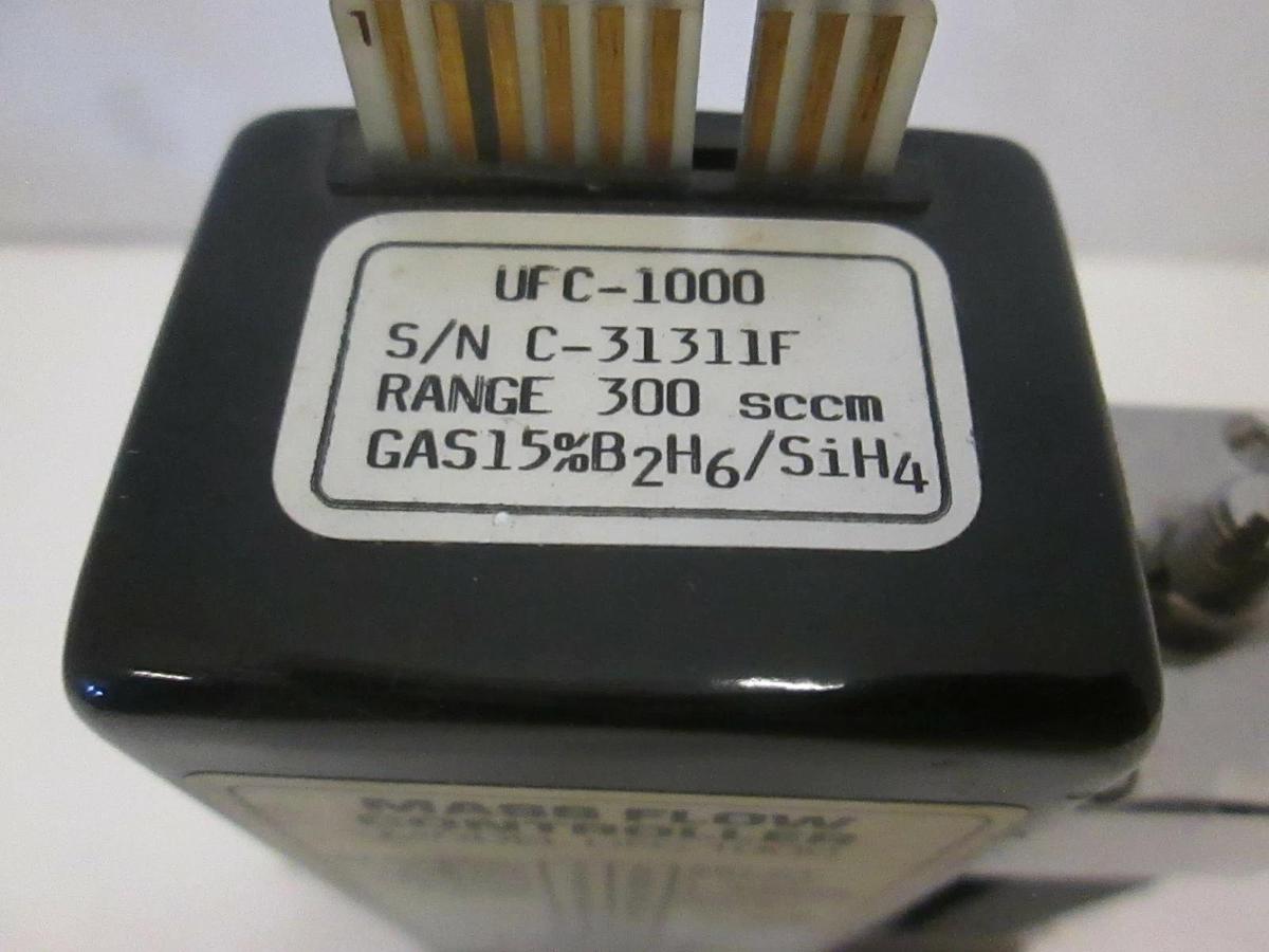 Used Unit UFC-1000 Mass Flow Controller 15%B2H6/SiH4, O2, 300 SCCM, Refurb