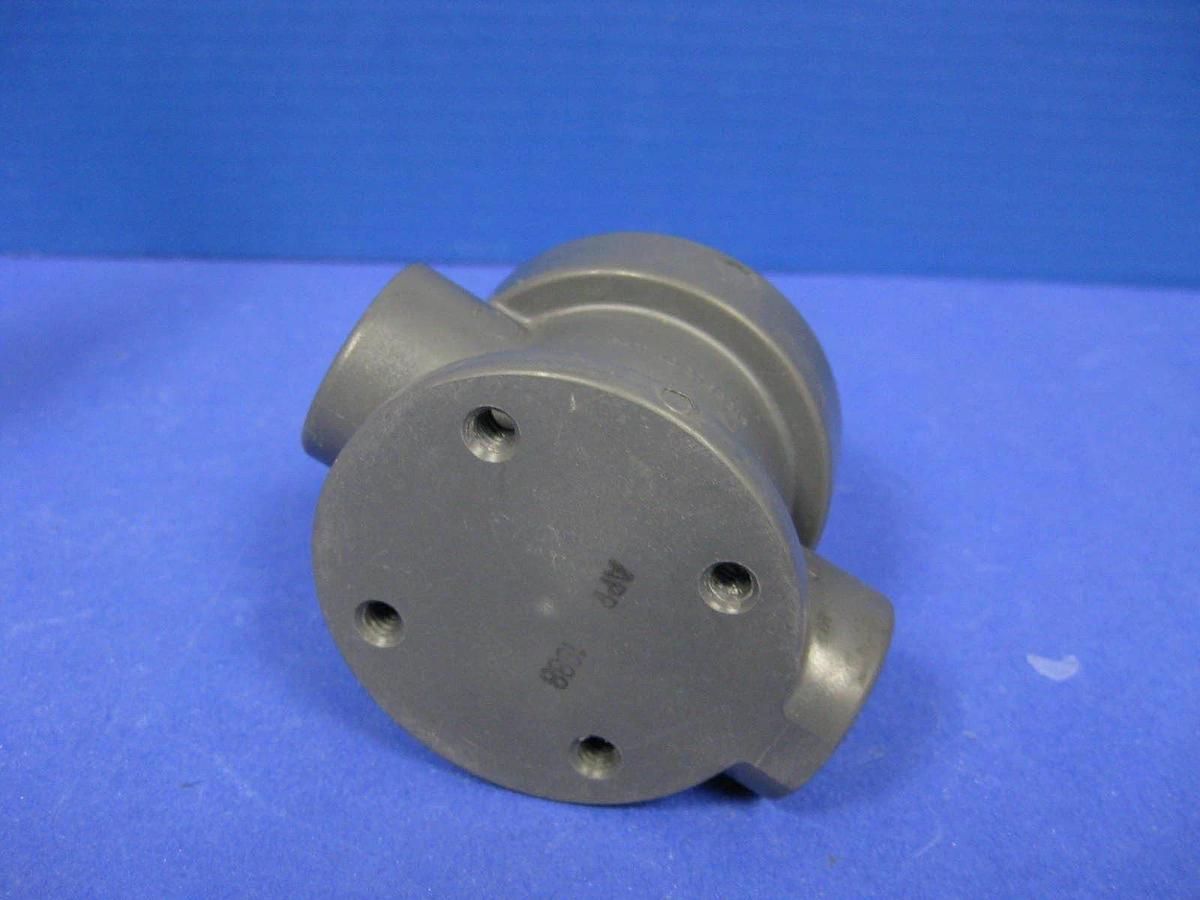 Used Filter Chem OAV-50 PVC One Way Air-Operated Valve, 1/2" Step Down, Used